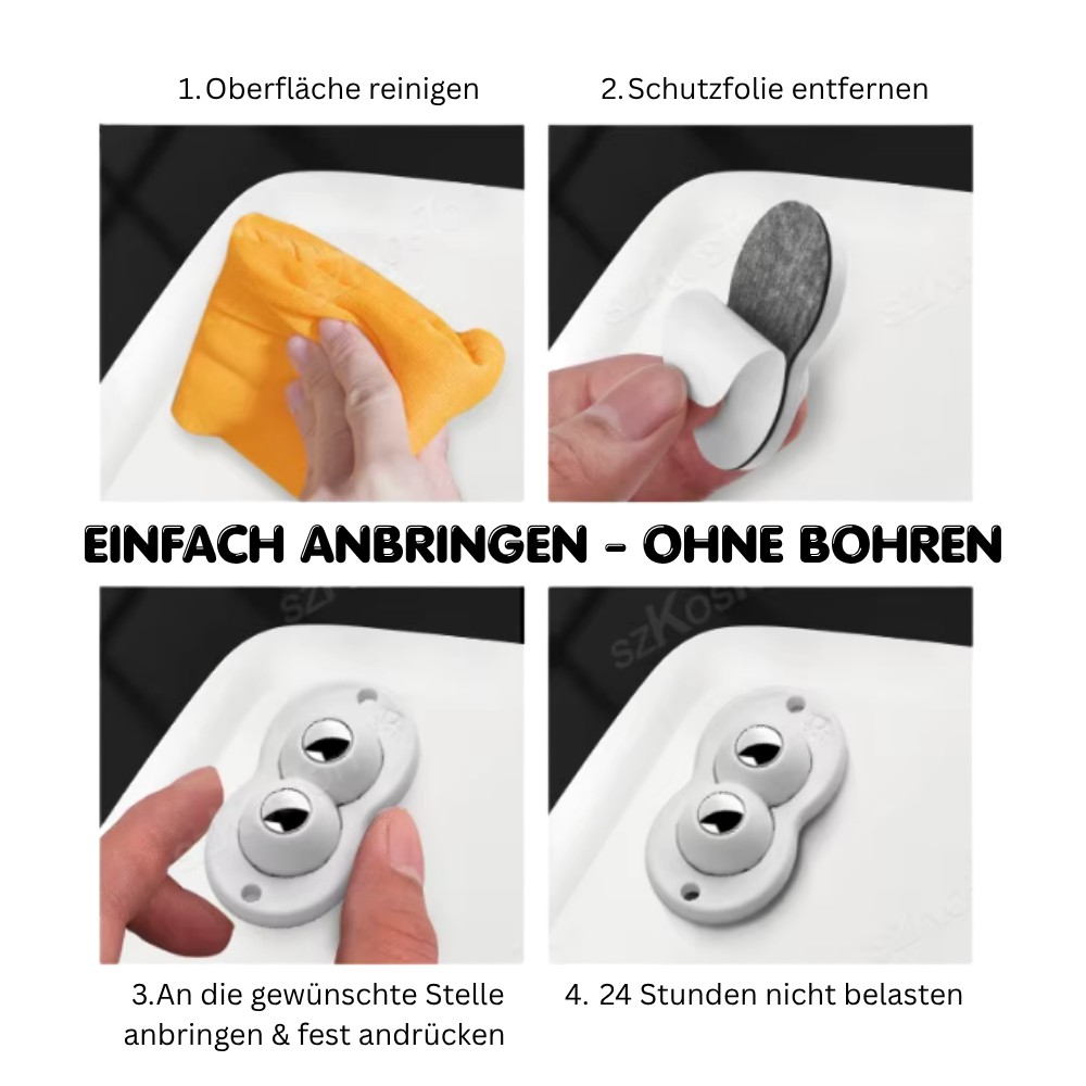 MoveMate    Selbstklebende Möbelrollen
